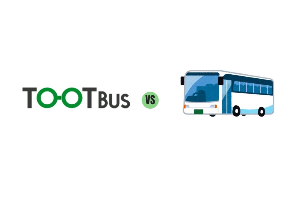 Tootbus vs Competitor Bus